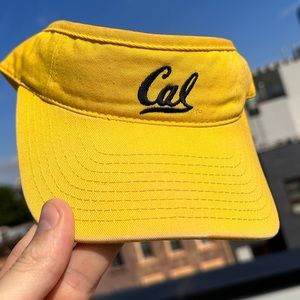 CAL U CALIFORNIA UNIVERSITY VISOR ADJUSTABLE CAP HAT PGA GOLF NCAA NIKE ADIDAS